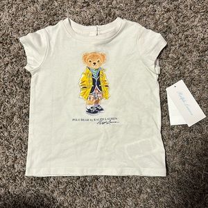 BRAND NEW Baby girl polo tee size 12M
